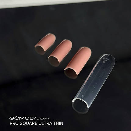 Верхні форми для нарощування нігтів Gemely Upper forms Pro Ultra Thin SQUARE, 150 шт квадрат, фото 2