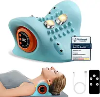 EPROICKS EMS Масажер для шиї з підігрівом, бездротовий масажер для шиї для глибокого зняття болю в тканинах