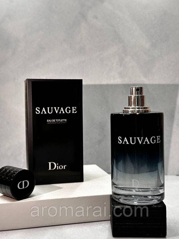 🔥 США. Якісна Чоловіча туалетна вода Christian Dior Sauvage (Діор Саваж) 100 мл. Ароматичний фужерний аромат, фото 1