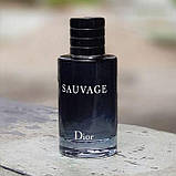 🔥 США. Якісна Чоловіча туалетна вода Christian Dior Sauvage (Діор Саваж) 100 мл. Ароматичний фужерний аромат, фото 4