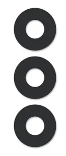 Скло камери Tecno Camon 18 CH6n/Camon 18P CH7n без рамки, комплект 3 шт., фото 1