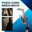 Селфі палка монопод безпровідний селфіпалка з підсвіткою пультом дистанційного керування портативний розсувний штатив, фото 5