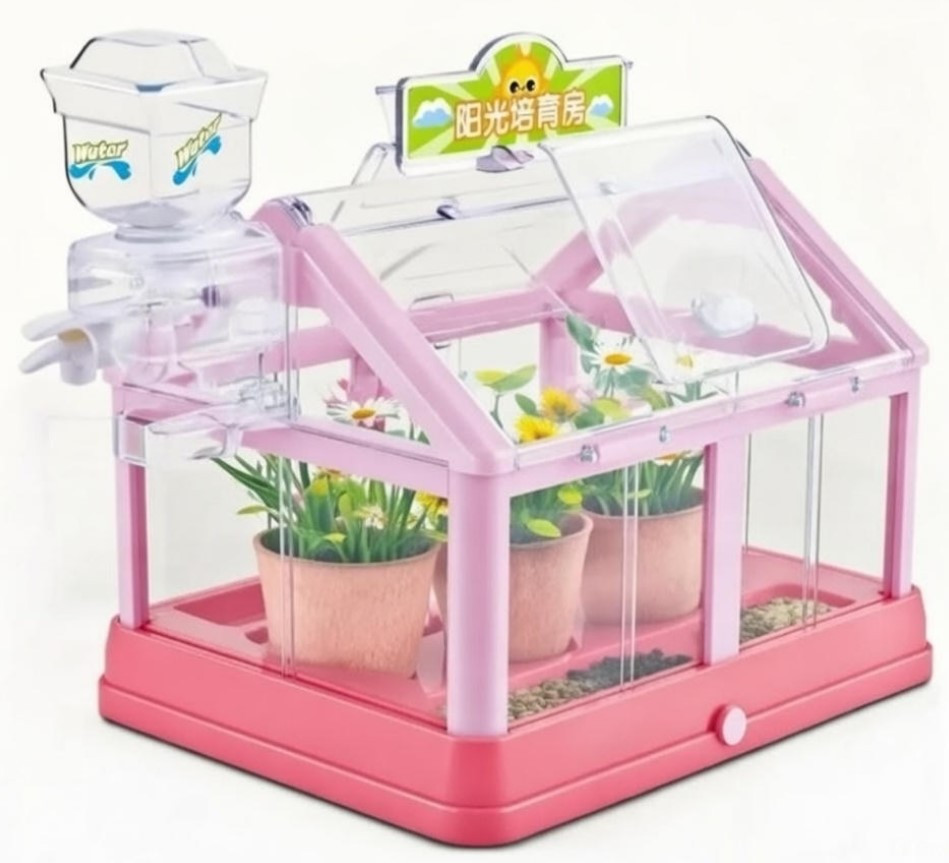Ігровий набір Домашня теплиця для юних садівників із насінням рослин, фото 1