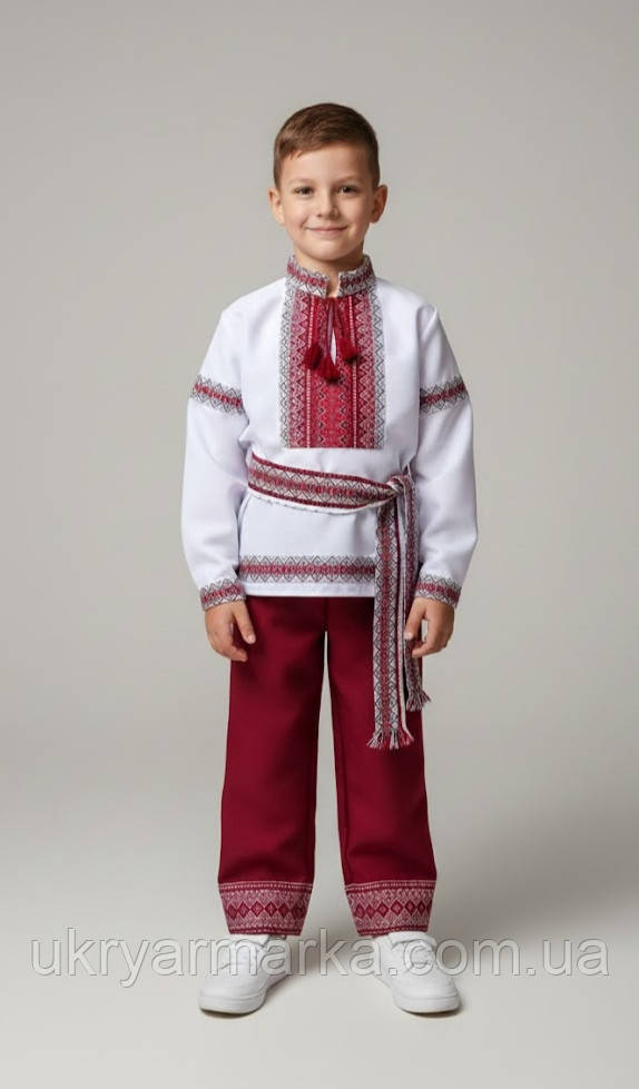 Вишитий костюм для хлопчика "Дзвони"