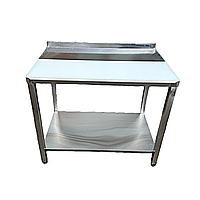 Стіл для оброблення м'яса з полімер накладкою