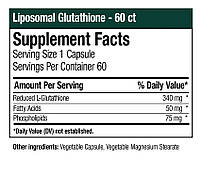 NutraMedix Liposomal Glutathione / Глутатіон ліпосомальний антиоксидантний захист 60 капсул, фото 2