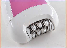 Епілятор Gemei GM 7006 акумуляторний бритва з подвійним лезом насадки для епіляції пемза для догляду за шкірою.