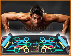 Платформа для віджимань дошка для вправ тренажер для фітнесу push up rack дошка для тренувань зміцнення