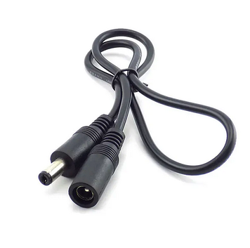 Кабель подовжувач DC power jack 1 метр штекера живлення 5.5*2.1 мм татома SAM-22921