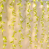 Гірлянда 200 LED зелена верба тепле світло світлодіодна новорічна прикраса для будинку вулиці свята 220V, фото 4