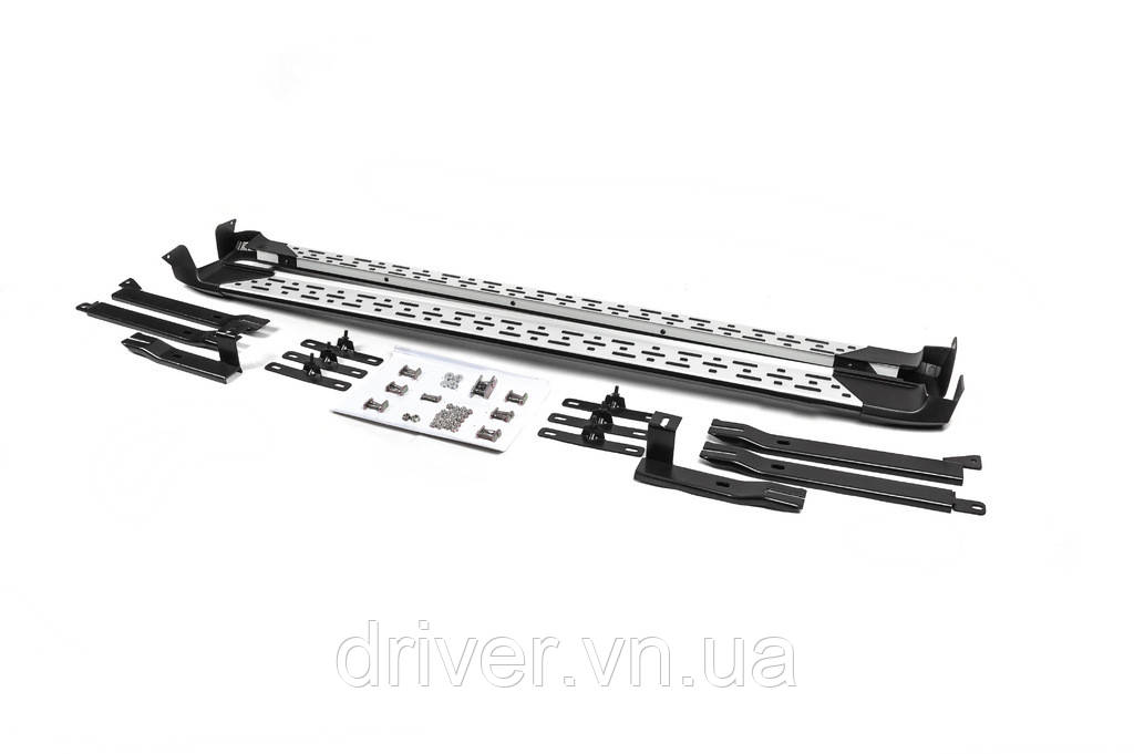 Боковые Подножки Оригинал V1 (2 шт) для Nissan Qashqai 2014-2021 гг, фото 1