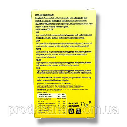 Шоколад Cocolabu Chocolate Boom Yellow 70 г Жовтий, фото 4