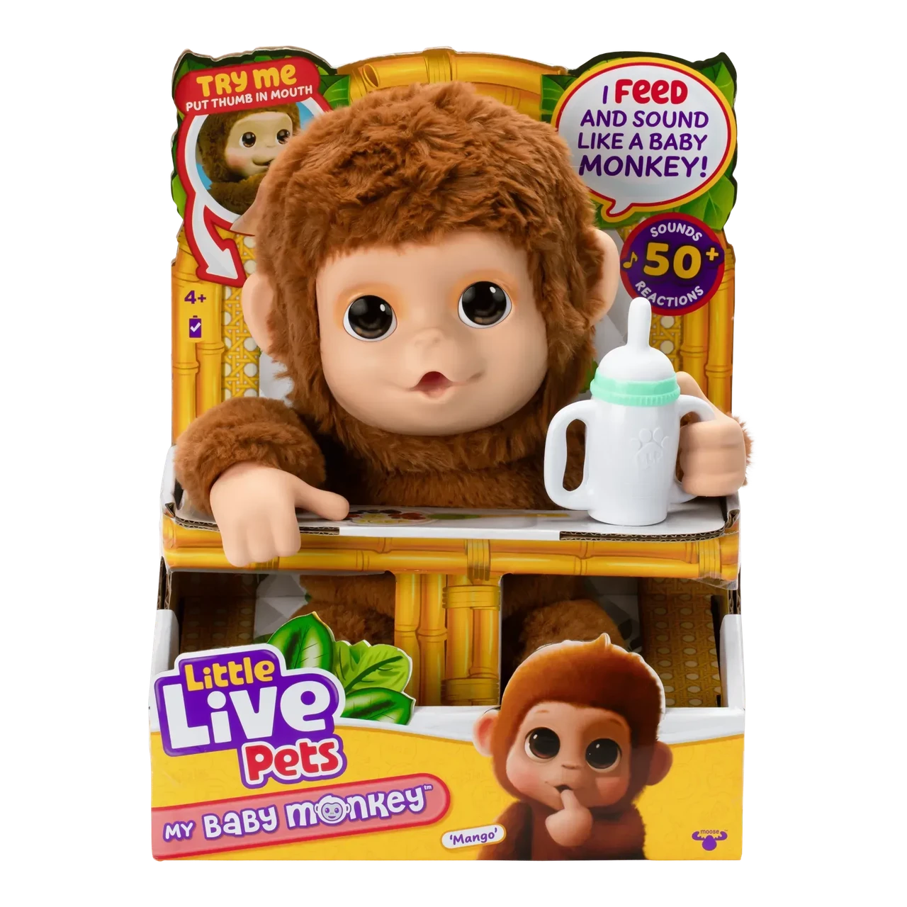 Інтерактивна іграшка Моя Мавпа Little Live Pets My Baby Monkey 26558, фото 1