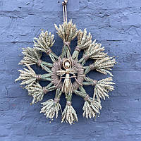 Інтер'єрне панно із колосків "Різдвяна зірка" 60х60см Ручна робота