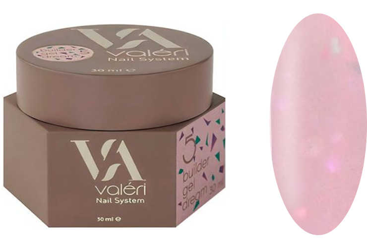 Гель для нарощування 05 Builder Gel Dream VALERI, 30 мл, фото 1