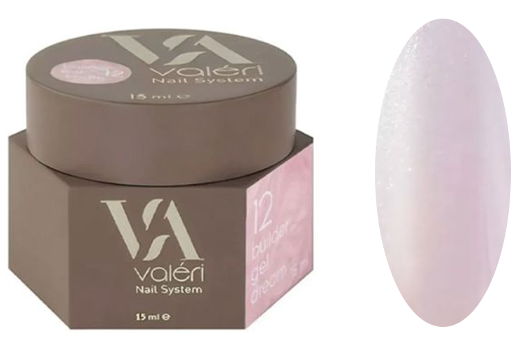 Гель для нарощування 12 Builder Gel Dream VALERI, 15 мл, фото 1