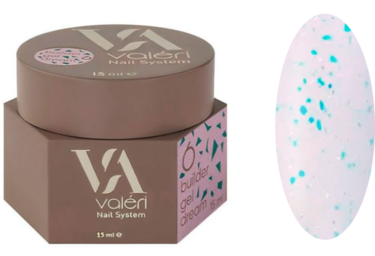 Гель для нарощування 06 Builder Gel Dream VALERI, 15 мл, фото 1