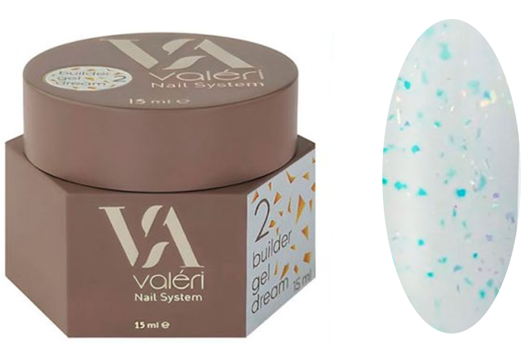 Гель для нарощування 02 Builder Gel Dream VALERI, 15 мл, фото 1