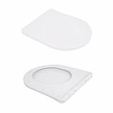 Унітаз підвісний Qtap Jay безободковий Ultra Quiet з сидінням Soft-close QT07335177W, фото 8