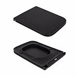 Унітаз підвісний Qtap Gemini безободковий з сидінням Soft-close QT2533076EUQMB, фото 8