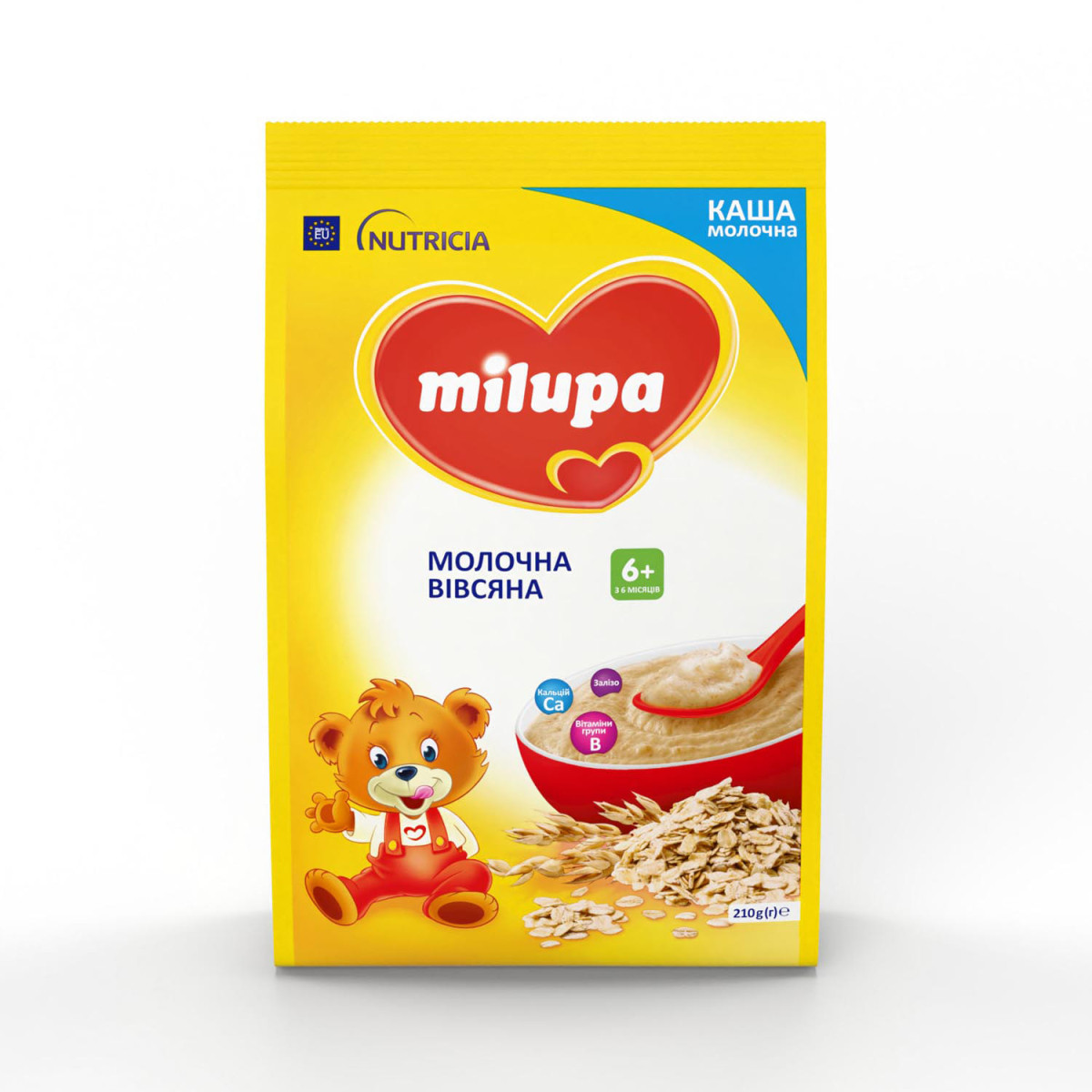 Молочна каша Milupa Вівсяна з 6 місяців, 210г.(Мілупа), фото 1