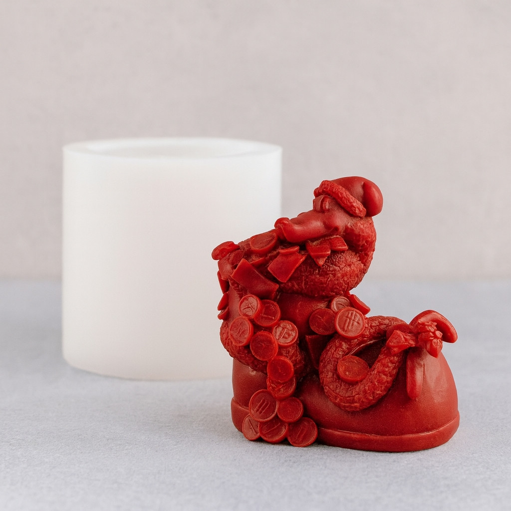 Форма для свічок - Змія на чоботі, фото 1