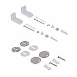 Унітаз підлоговий Qtap Aries Rimless безобідковий з сидінням Soft-close WHITE QT03228302W, фото 9