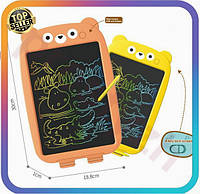 FS Дитячий планшет для Flex Set малювання LCD Ведмідь 12 дюймів іграшка для творчості ведмедик для діт SET18-F