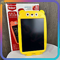 FS Дитячий планшет для Flex Set малювання LCD Ведмідь 12 дюймів жовтий планшетка для творчості для діт SET18-F