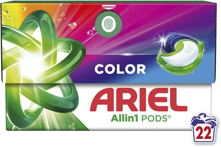 Капсули для прання Ariel All-in-1 Pods Color 22 шт, фото 1