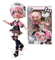Игровой набор 4SF MANGA DOLLS серии "Hello Kitty" – ЗОЛОТАЯ РОЛЛЕР ДИВА (с аксесс.) (HKTF1000)