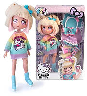Игровой набор 4SF MANGA DOLLS серии "Hello Kitty" – СТИЛЬНАЯ КОНФЕТКА-ЕДИНОРОГ (с аксесс.) (HKTF2000)