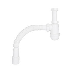 Сифон для раковини Lidz (WHI) 60 08 E003 00 (вихід 50 мм) без випуска