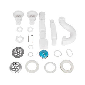 Сифон для ванни Lidz (WHI) 60 03 V001 00 прямоточний (вихід 50 мм)