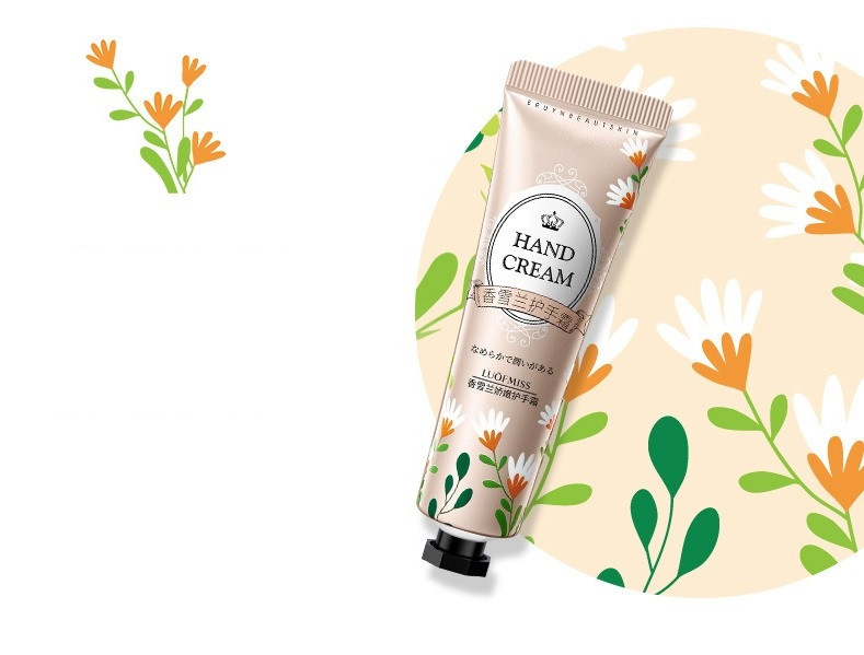 Крем для рук з екстрактом фрезії LUOFMISS Plant Hand Cream, 30 г