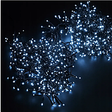 Гірлянда світлодіодна біла Мережа 34 м 500 Led Електрична світлова гірлянда, Новорічна гірлянда біла, фото 6