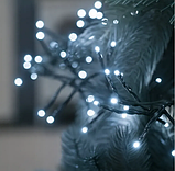 Гірлянда світлодіодна біла Мережа 34 м 500 Led Електрична світлова гірлянда, Новорічна гірлянда біла, фото 4