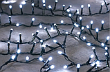 Гірлянда світлодіодна біла Мережа 34 м 500 Led Електрична світлова гірлянда, Новорічна гірлянда біла, фото 8