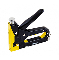 Степлер пружинний ТИТУЛ скоба R53 4-14 мм, плавне регулювання сили удару, корпус метал 41-0910