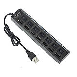 USB HUB Hi-speed адаптер на 7 портів, фото 5