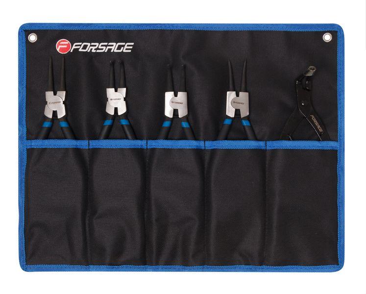 Набір знімачів стопорних кілець 5пр (L-200ммх4шт + знімач стопорних кілець для супортів), на полотні