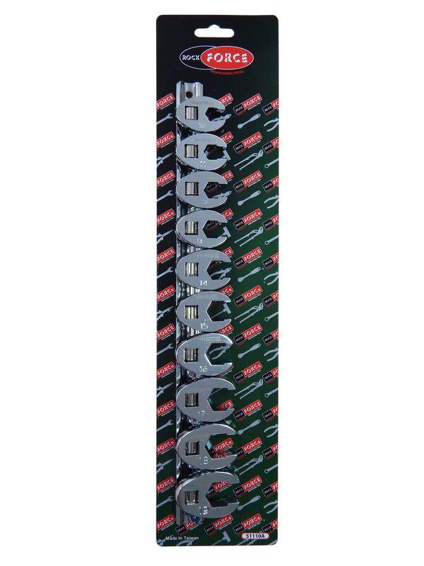 Набір ключів розрізних змінних, 10пр., 3/8 " 6-гран. (10-11-12-13-14-15-16-17-18-19мм )