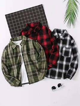 Дитяча картата сорочка для хлопчика