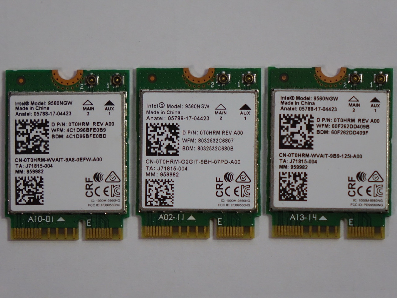 Адаптер Модуль INTEL 9560 9560NGW Плата WiFi Bluetooth 5.0, M.2 2230, 1.73 Gbps, 2,4 GHz, 5 GHz, фото 1