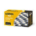 LED гірлянда LEBRON штора водоспад 2х2м 192LED біла IP20, фото 2