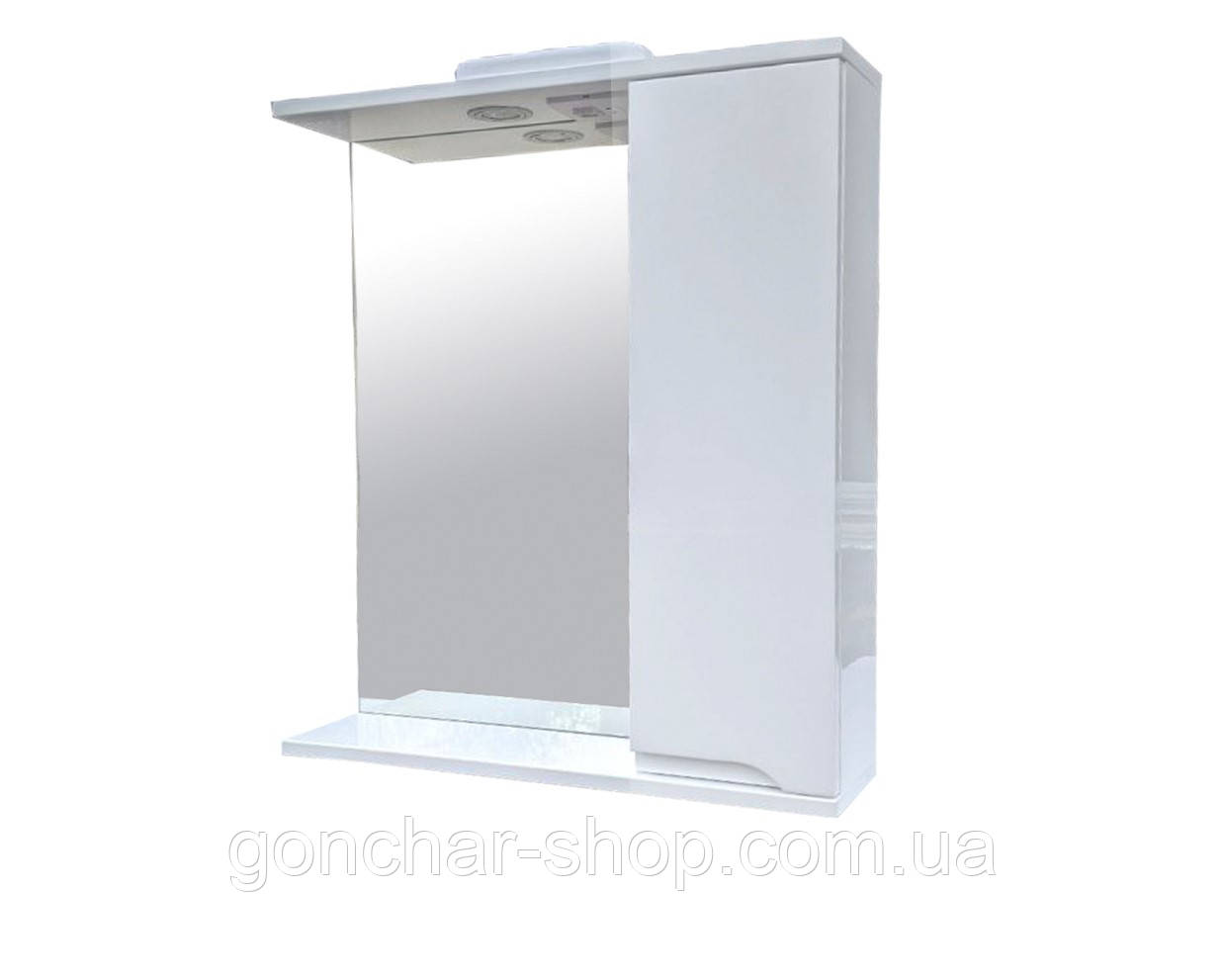 Дзеркало з шафкою Соло 80 R праве з підсвіткою ( А0049071 ), фото 1