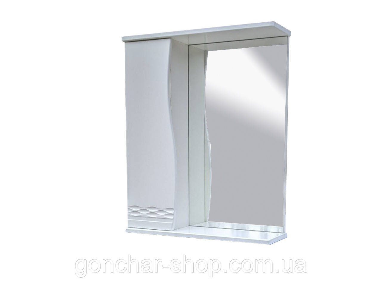 Дзеркало з шафкою Хвиля 55 L ліве ( А0052058 ), фото 1