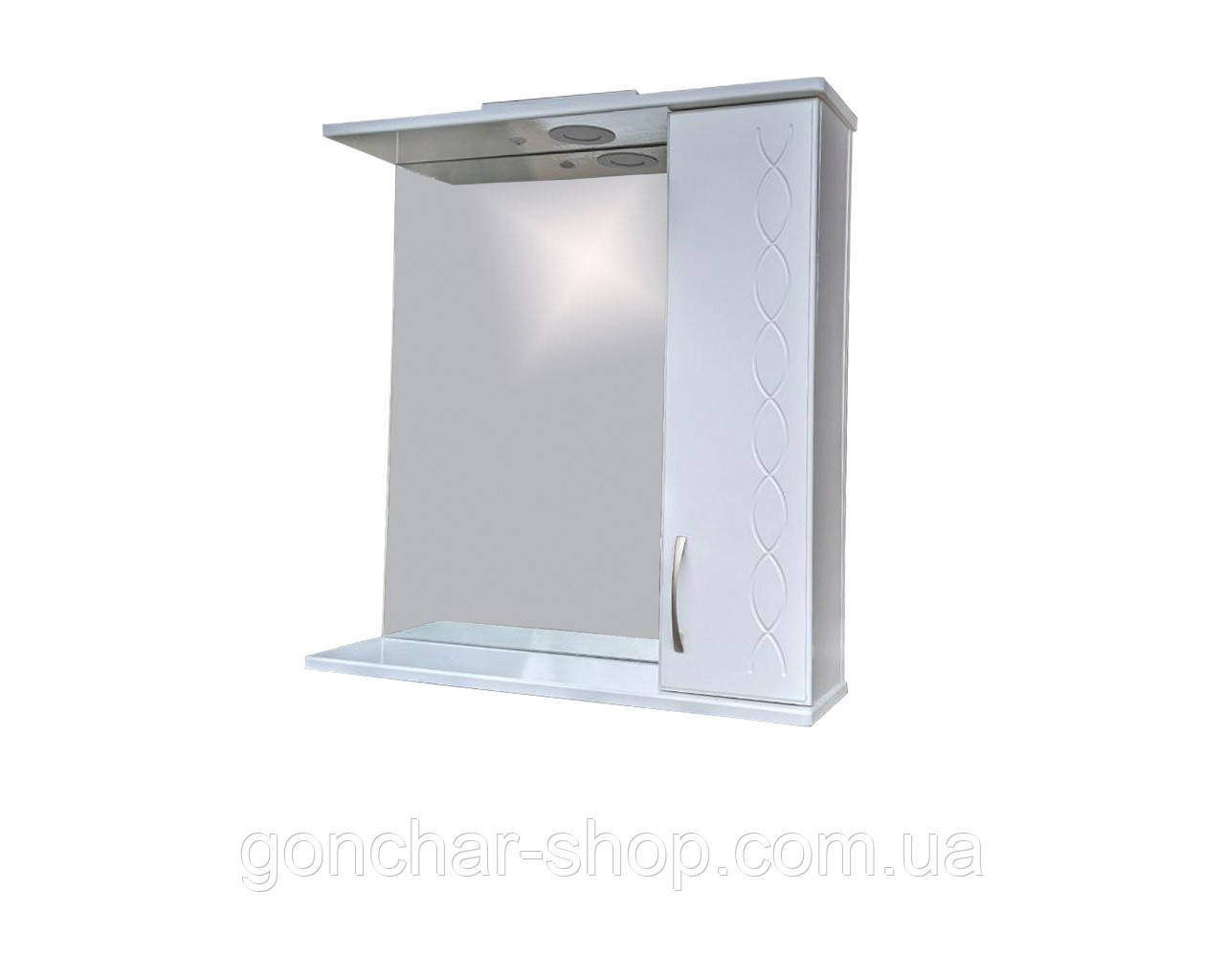 Дзеркало з шафкою Анжелика 60 R праве ( А0054193 ), фото 1