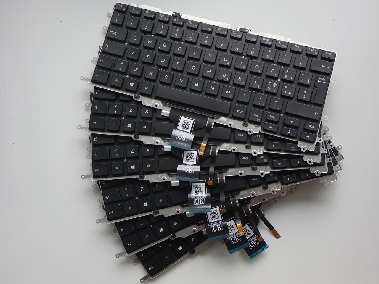 Клавіатура для Dell Latitude 7400, 5411, 5410, 5402, 5401, 5400, 3400, ПІДСВІТКА, UK, ОРИГІНАЛ, фото 1