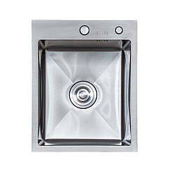 Мийка кухонна LEIF 4050 з нержавіючої сталі 40*50*23 satin ( А0056964 )